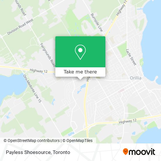 Payless Shoesource map