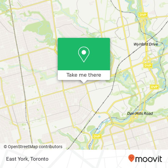 East York map