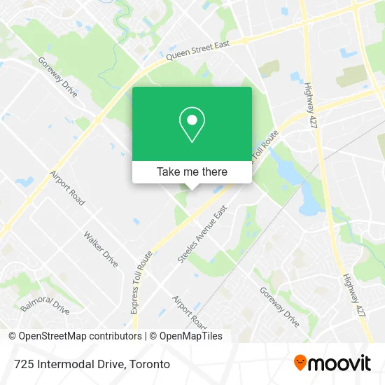 725 Intermodal Drive map