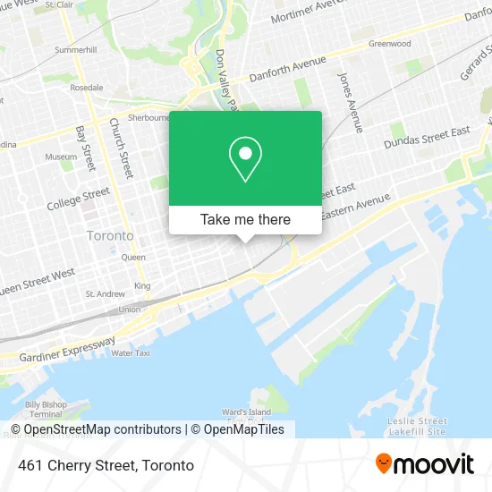 461 Cherry Street map