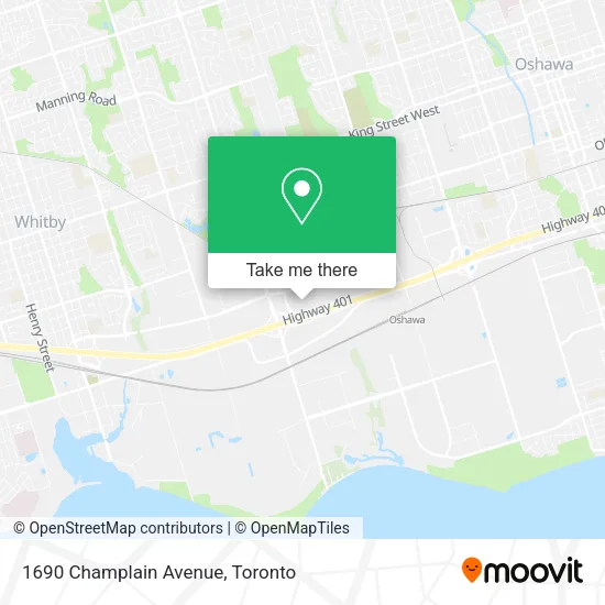 1690 Champlain Avenue map