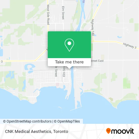 CNK Medical Aesthetics map
