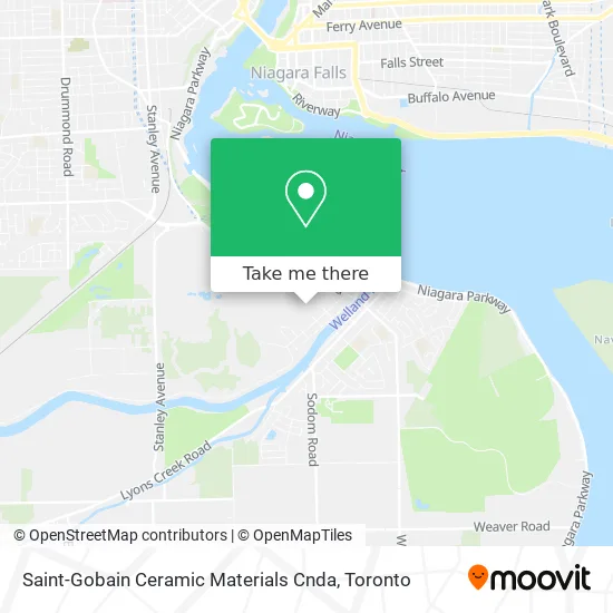 Saint-Gobain Ceramic Materials Cnda map