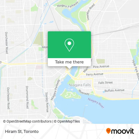 Hiram St map