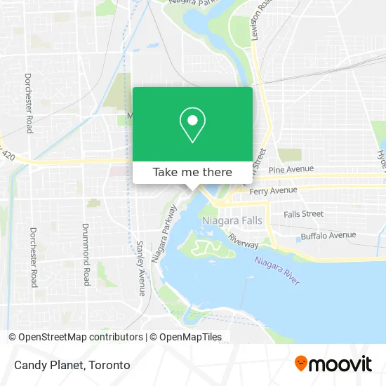 Candy Planet map