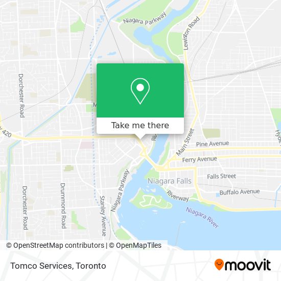 Tomco Services map