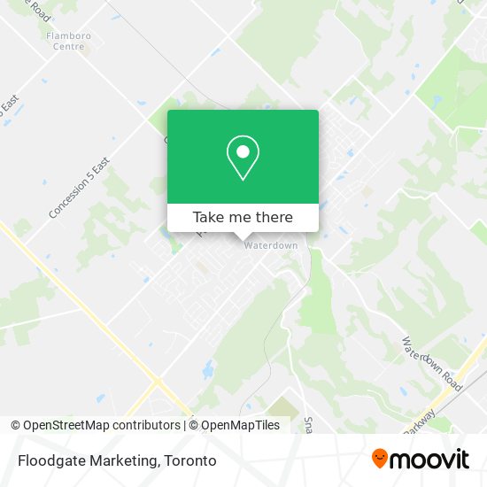 Floodgate Marketing map