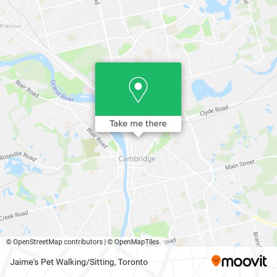 Jaime's Pet Walking/Sitting map