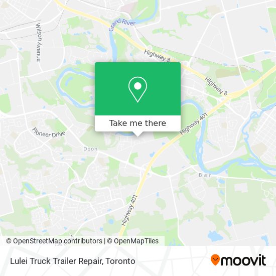 Lulei Truck Trailer Repair map