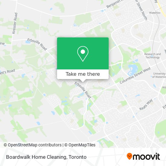 Boardwalk Home Cleaning map