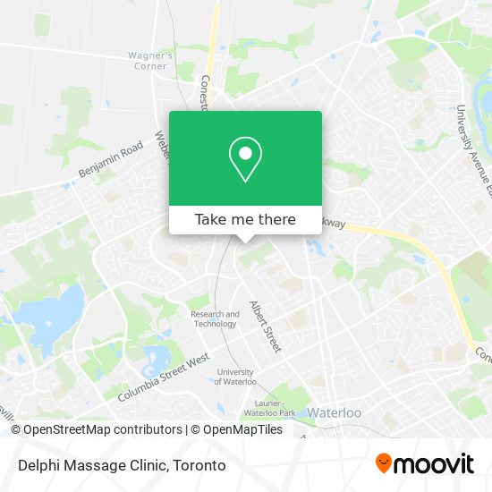 Delphi Massage Clinic map