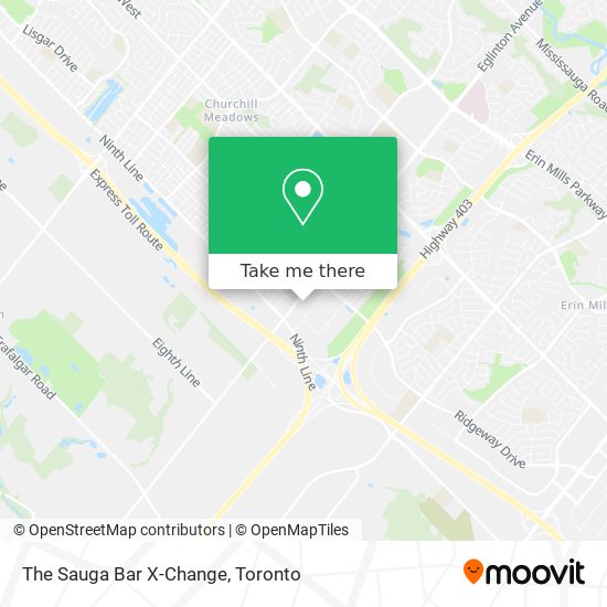 The Sauga Bar X-Change map