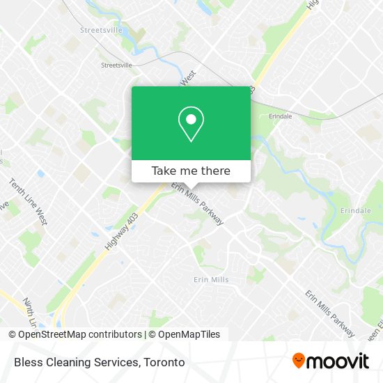 Bless Cleaning Services map