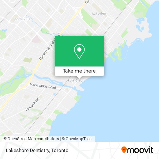 Lakeshore Dentistry map