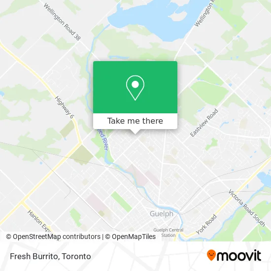 Fresh Burrito map