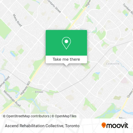 Ascend Rehabilitation Collective map