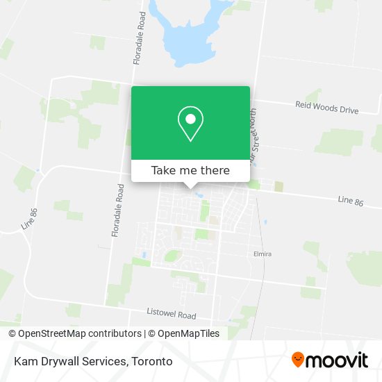 Kam Drywall Services map
