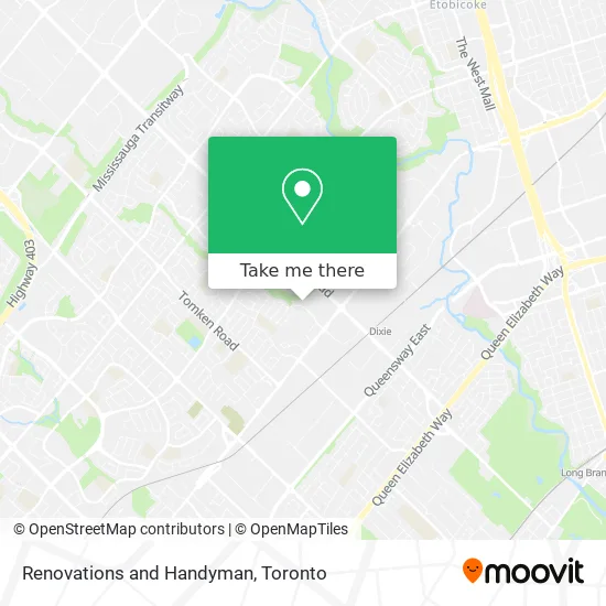 Renovations and Handyman map