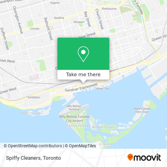 Spiffy Cleaners map