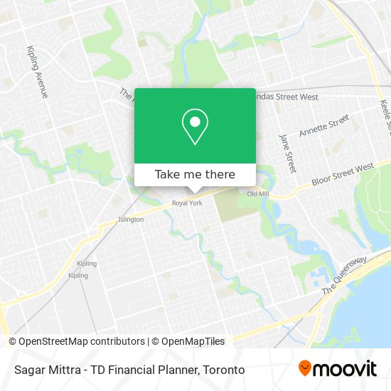 Sagar Mittra - TD Financial Planner map