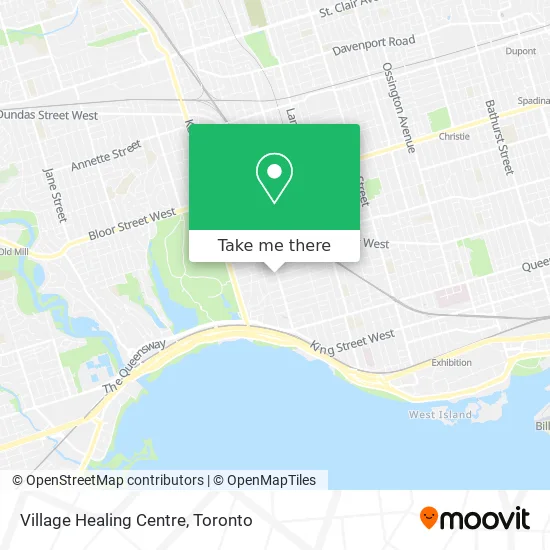 Village Healing Centre map
