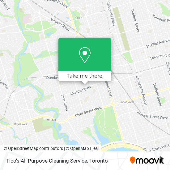 Tico's All Purpose Cleaning Service map