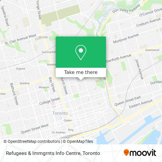 Refugees & Immgrnts Info Centre plan