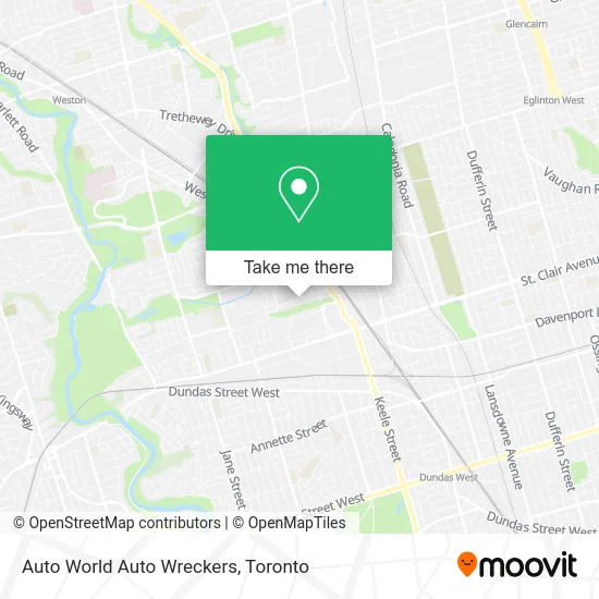 Auto World Auto Wreckers map