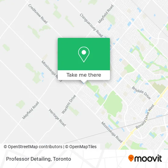 Professor Detailing map