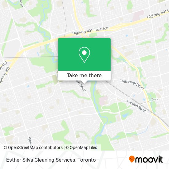 Esther Silva Cleaning Services map