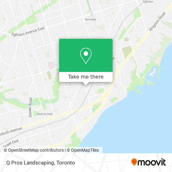 Q Pros Landscaping map