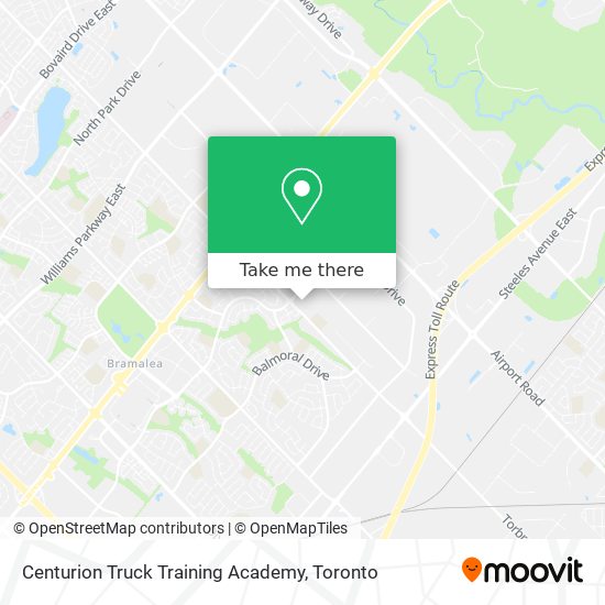 Centurion Truck Training Academy map