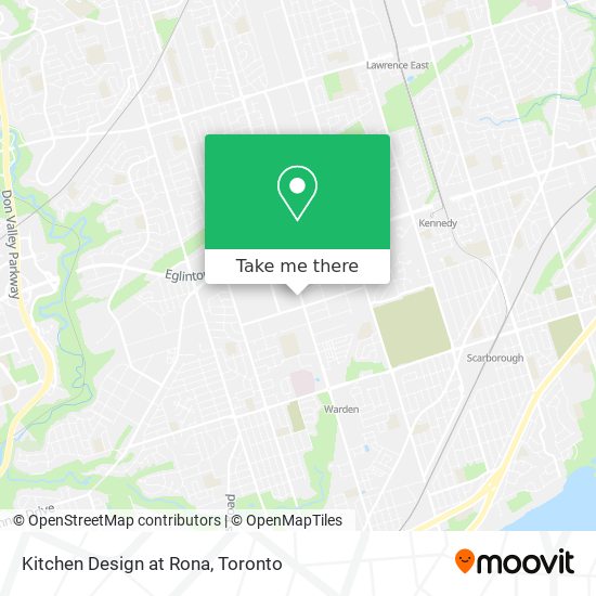 Kitchen Design at Rona map