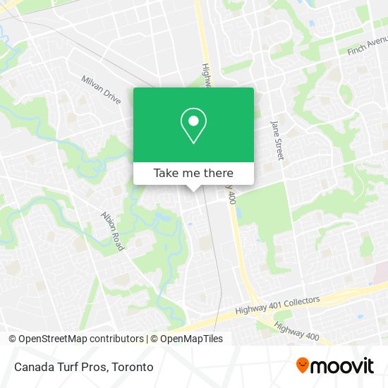 Canada Turf Pros map