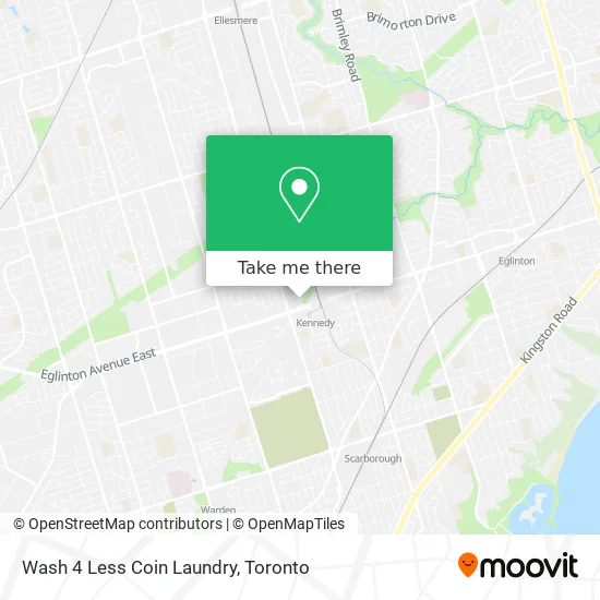 Wash 4 Less Coin Laundry map