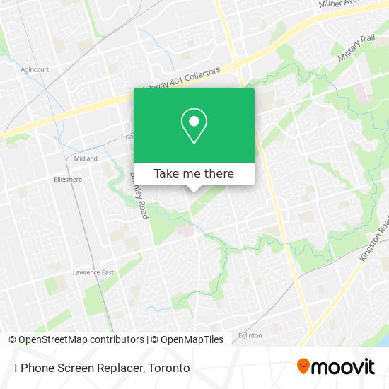 I Phone Screen Replacer map