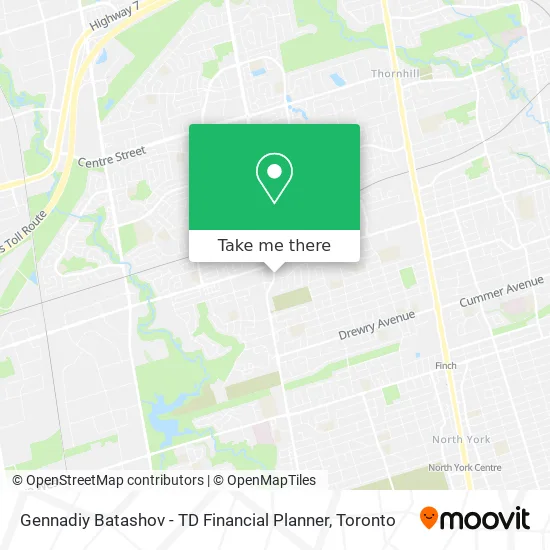 Gennadiy Batashov - TD Financial Planner map