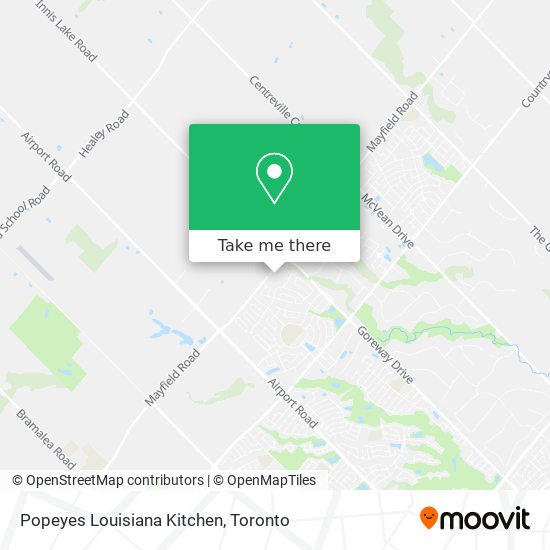 Popeyes Louisiana Kitchen map