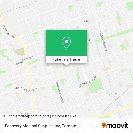 Recovery Medical Supplies Inc map