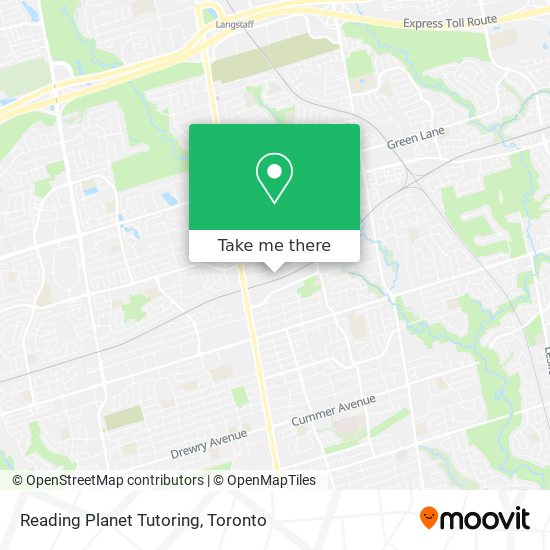 Reading Planet Tutoring map