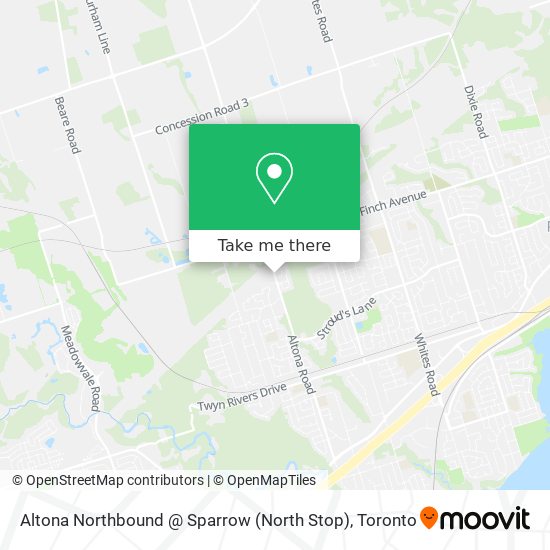 Altona Northbound @ Sparrow (North Stop) map
