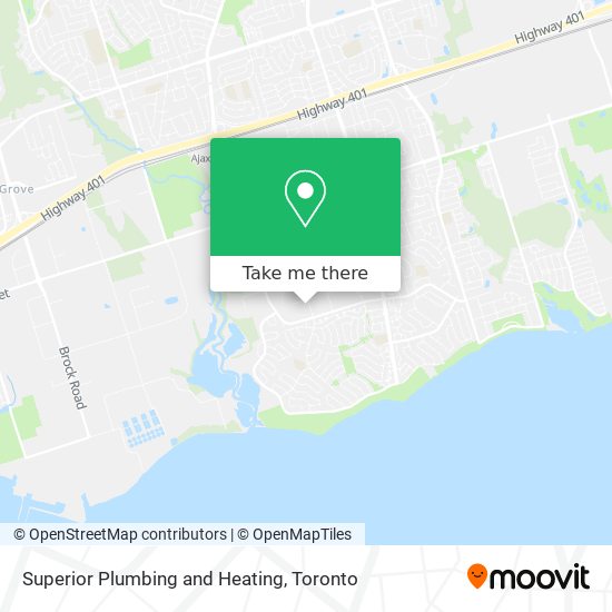 Superior Plumbing and Heating map