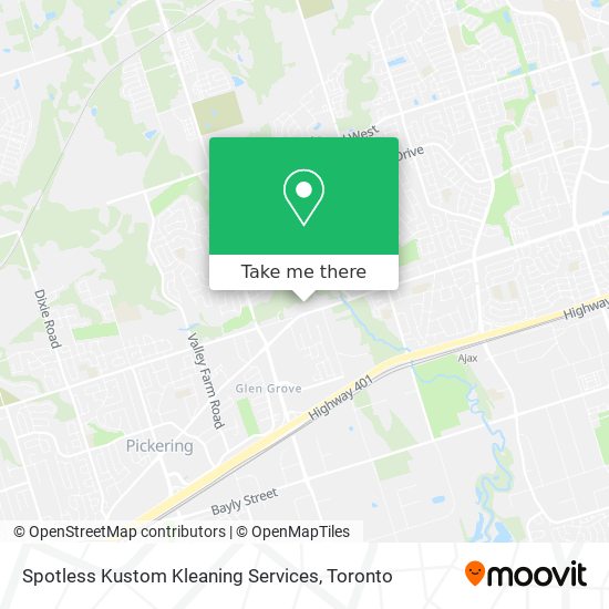 Spotless Kustom Kleaning Services map