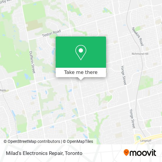 Milad's Electronics Repair map