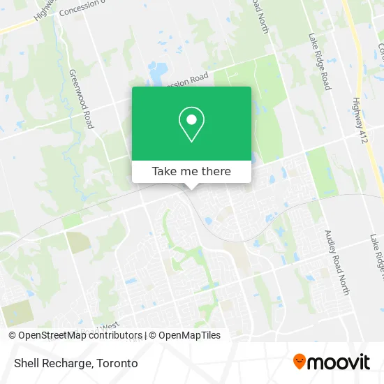 Shell Recharge map