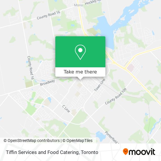 Tiffin Services and Food Catering map