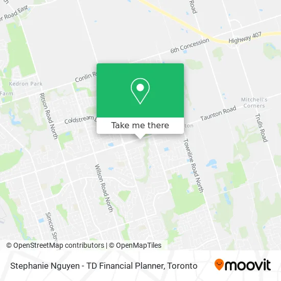 Stephanie Nguyen - TD Financial Planner map