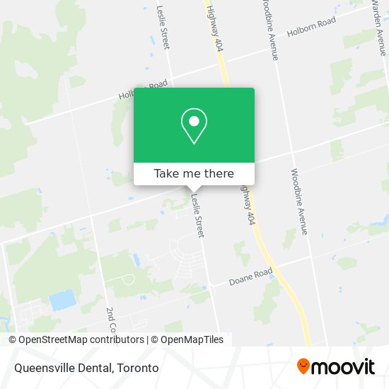 Queensville Dental map