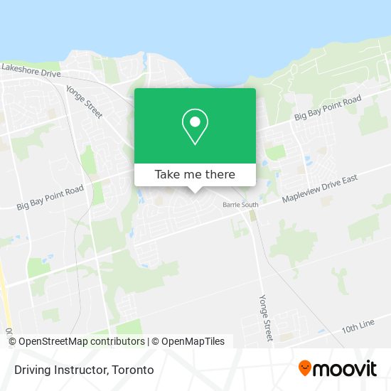 Driving Instructor map