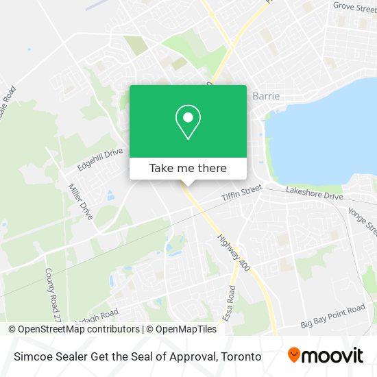 Simcoe Sealer Get the Seal of Approval map